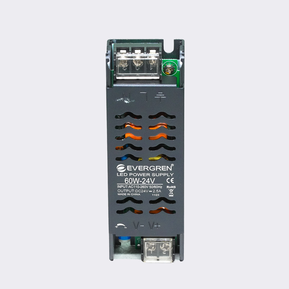 Fuente Slim 24V 2.5A IP20 para cinta LED en interiores