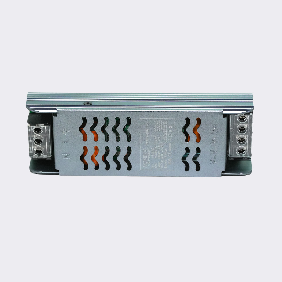 Fuente Slim 12V 5A para cinta LED de bajo consumo