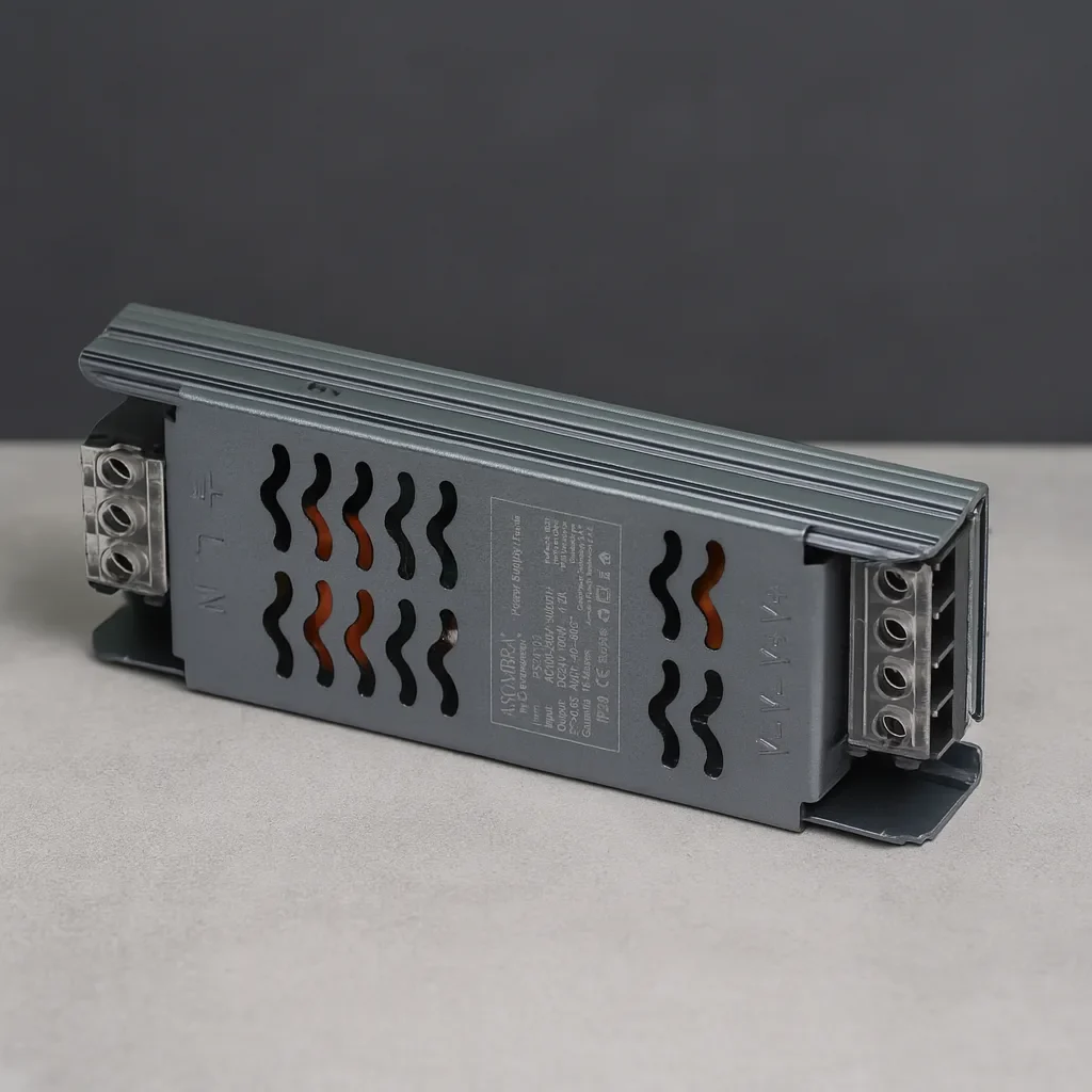 Fuente Slim 12V 5A Fuente LED para tiras de bajo consumo