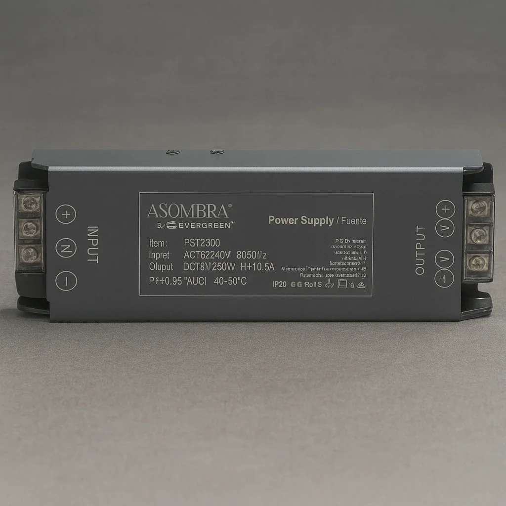 Fuente Slim 24V 8.3A IP20 – Fuente de alimentación LED para alto consumo