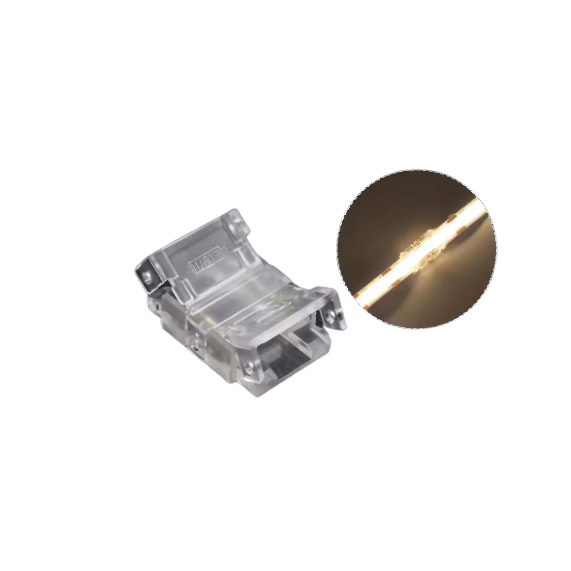 conector cinta led 10mm, conector unión tira led 10mm