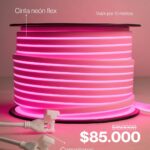 Kit Neón Flex Fucsia X 10 metros – Edición Navidad