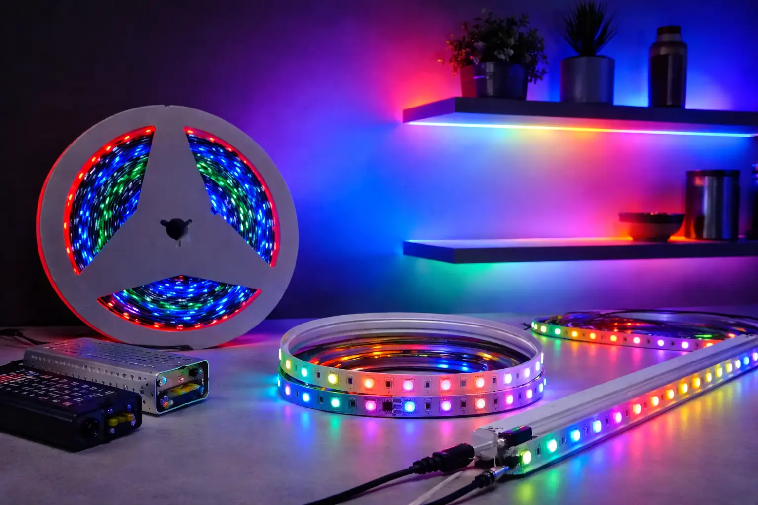 Cintas LED multicolor: cómo elegir e instalar sin errores
